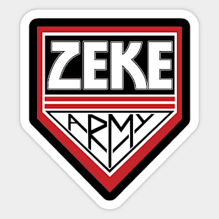 Zeke Army Sticker